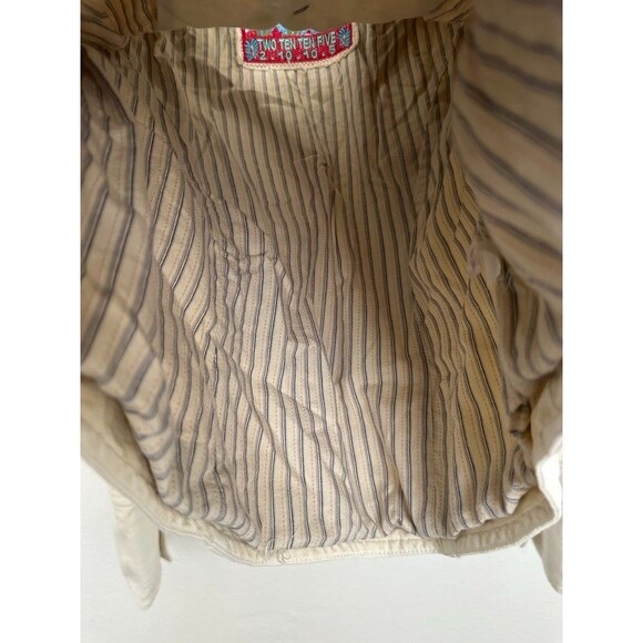 Johnny Was Biya Blazer Studded Embroidered White Y2k Bohemian Women's Size Small - Picture 12 of 16